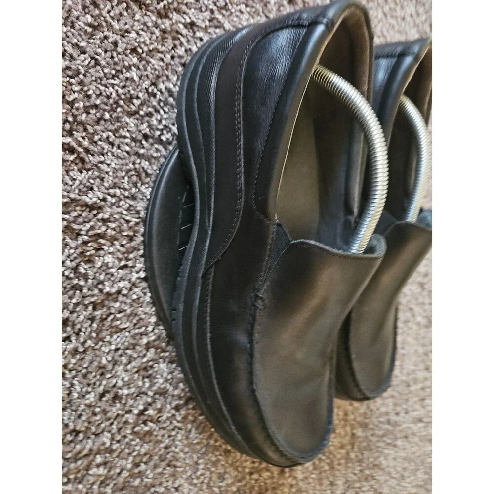 Dansko Wayne Black Full Grain Leather Slip On Shoes Men’s Size EU 46 US 13